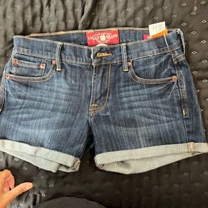 Lucky Brand denim shorts sz 2 sweet & crop